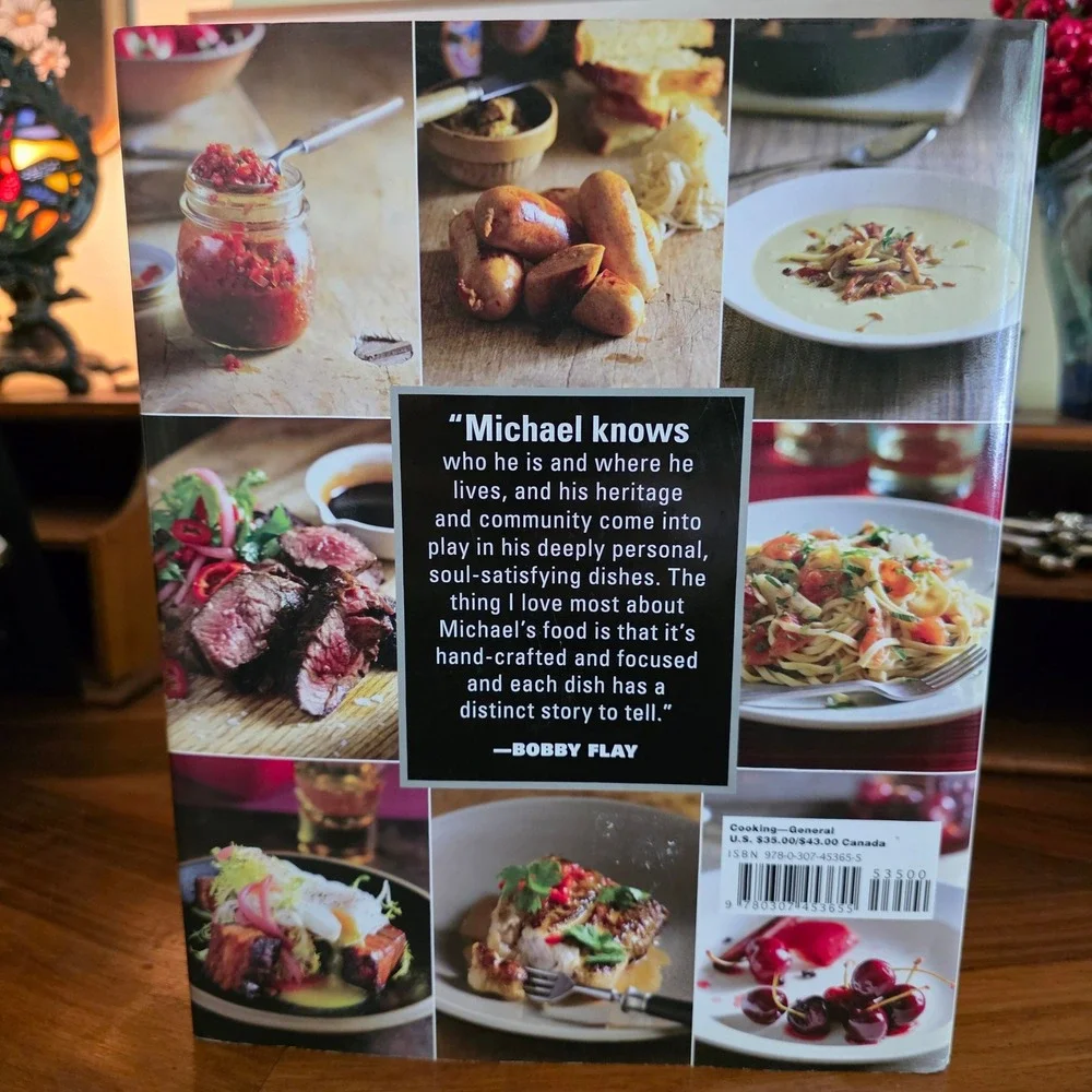 Michael Symon SIGNED Live‎ to Cook Hardcover First Edition Cookbook Iron Chef